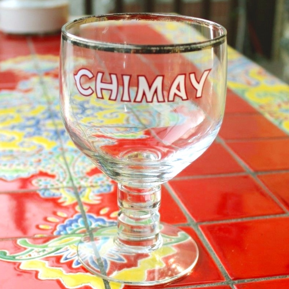 Chimay Belgium Beer Glass